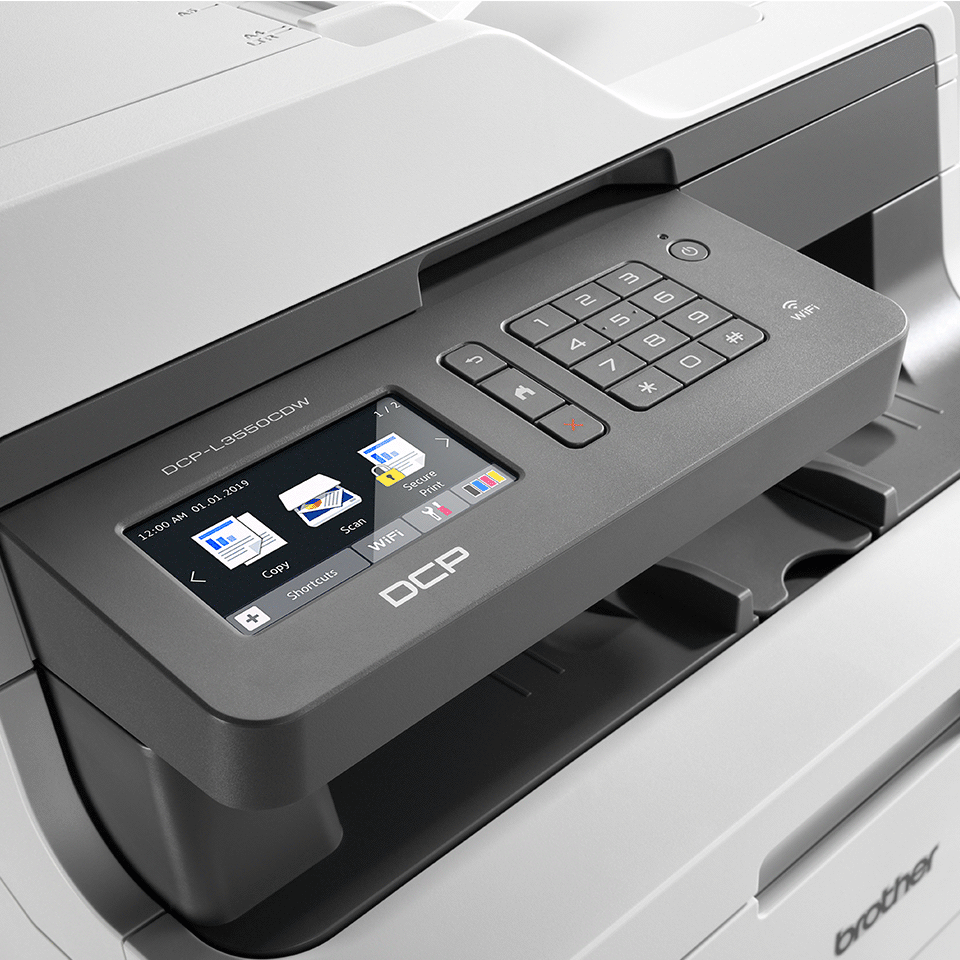 DCP-L3550CDW 3-in-1 wireless colour LED printer with touchscreen display 4